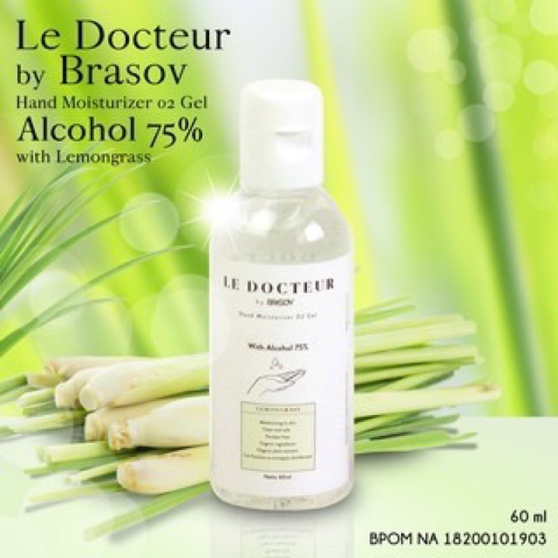 HANDSANITIZER LE DOCTEUR 60 ML GEL