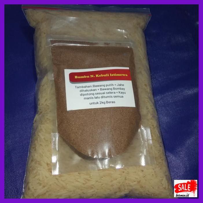 

Rasbeputih- Paket Ekonomis Beras Basmati Dan Bumbu Kebuli (Qabullli) -Aslii.