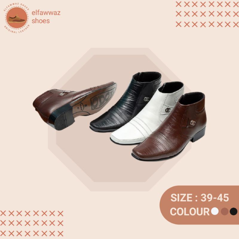 SEPATU PANTOFEL FORMAL PRIA BAHAN KULIT SAPI ORIGINAL ODON CIBADUYUT BRAND LOKAL KUALITAS TERBAIK MO