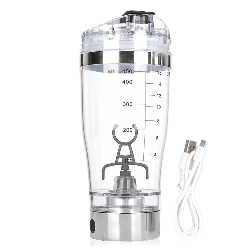 450ml Mixing Cup Blender Gelas Otomatis Blender Automatic USB USB Fitness Water Mug Portable Bubuk Protein Makan Elektrik Shaker Botol