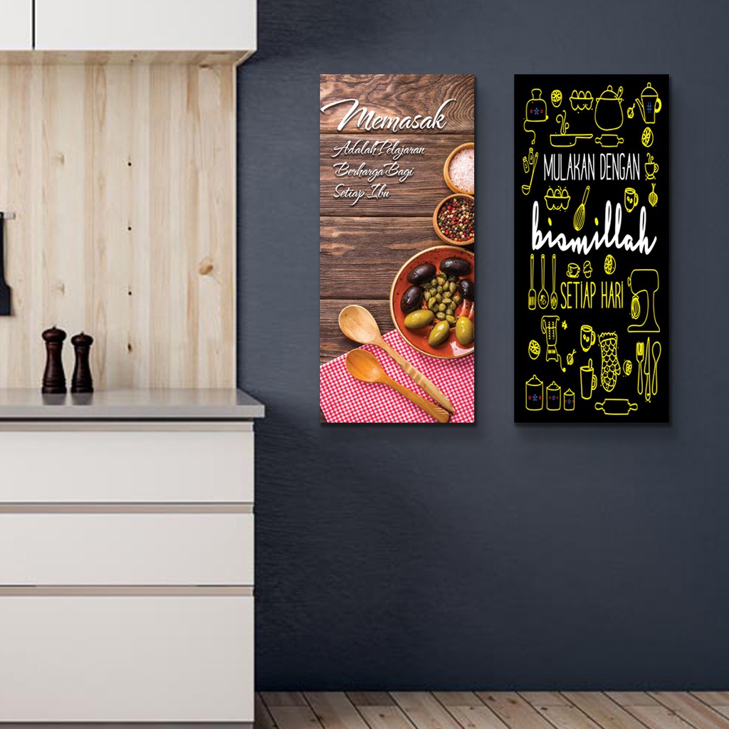 PAKET Hiasan DInding Ruang Makan