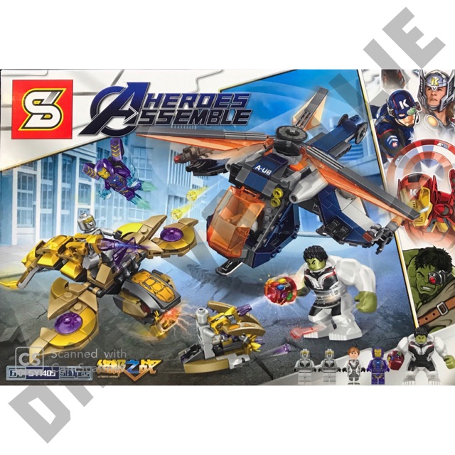 MAINAN ANAK SEMBO BLOCK SY1405 ASSEMBLE HEROES