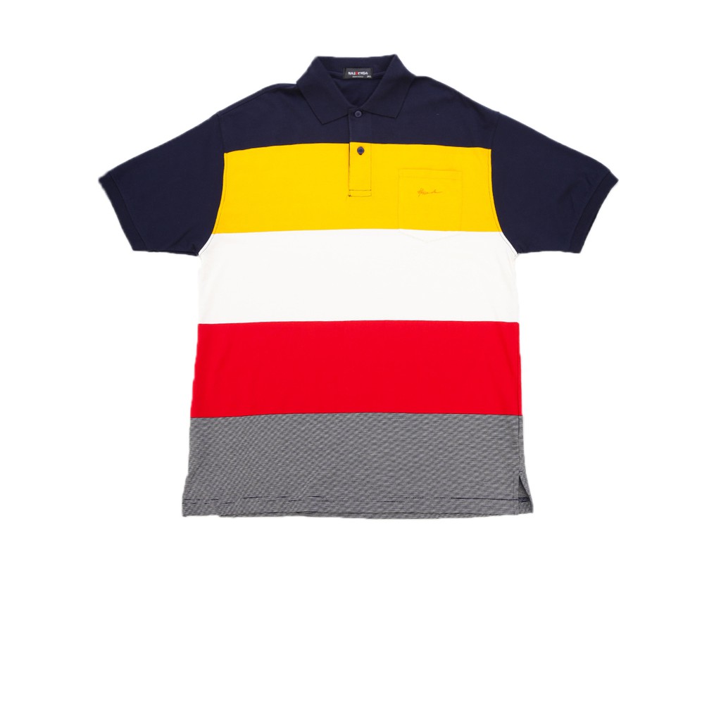 HASSENDA MAN BIG SIZE KAOS POLO SALUR LACOLLE