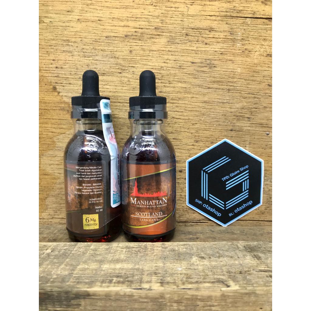 Manhattan Scotland 60ml 3mg 6mg 9mg 12mg 18mg 24mg liquid vape pod pods pita cukai vapor DTL MTL