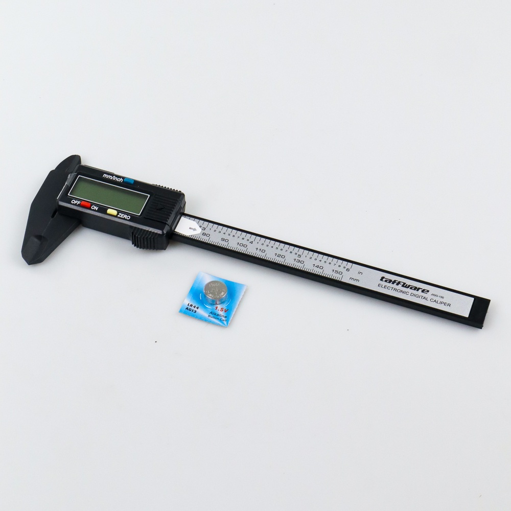 Taffware Jangka Sorong Digital Vernier Caliper with LCD Screen - JIGO-150 - Black