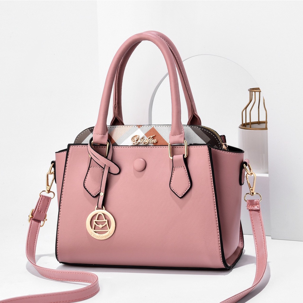 EL 5373 CR 7698 RISCE TAS 2IN1 HAND BAG IMPORT WANITA CEWEK PEREMPUAN JAKARTA BATAM