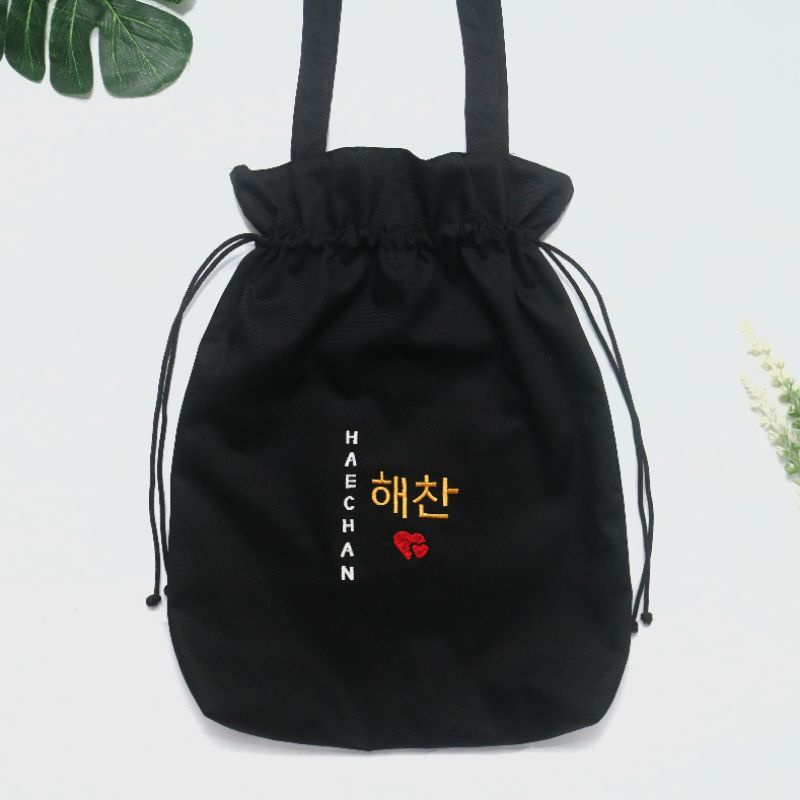 Tas Totebag Tote Bag Kpop NCT Dream Haechan Jeno Jaemin Renjun Jisung Chenle Mark Tas Wanita Serut