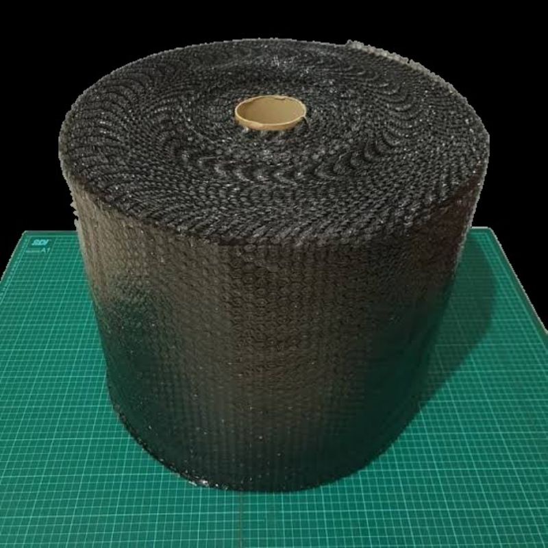 BUBBLE WRAP PLASTIK PEKING HITAM 30CM x 50 MTR