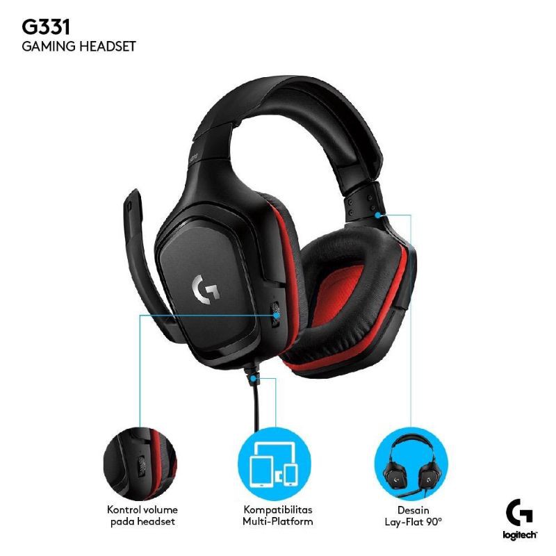 Logitech G331 G 331 Stereo Gaming Headset