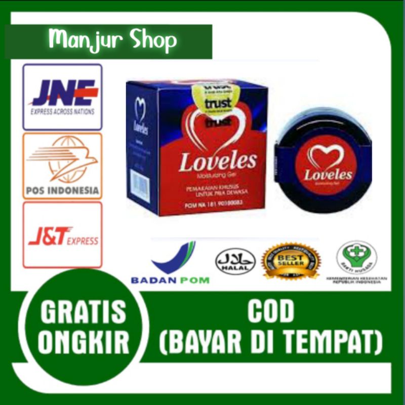 100% ASLI LOVELES ORIGINAL - Loveles Moisturizing Gell Asli Original BPOM