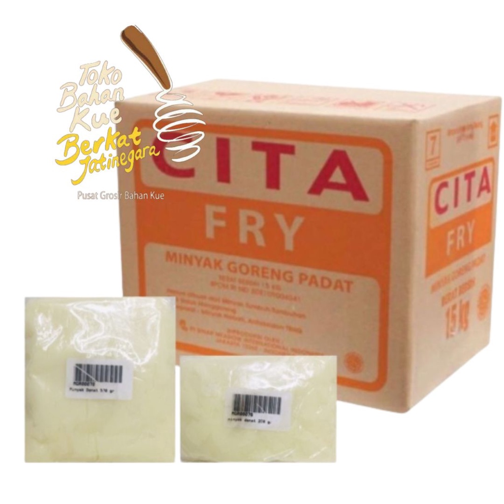 

CITA FRY REPACK 250 GRAM / MINYAK GORENG PADAT / MINYAK DONAT 250 GR