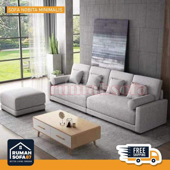 

Sofa Nobita Minimalis + Meja Custom Lianatastore