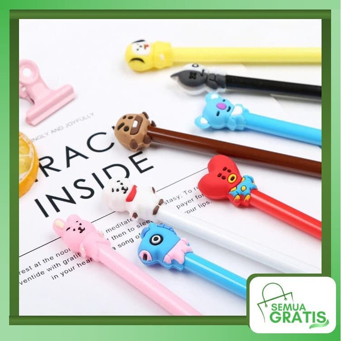 

TERBARU Semua Gratis- Pulpen Fancy Gel Pena Karakter KPOP / Perlengkapan Sekol - Tata
