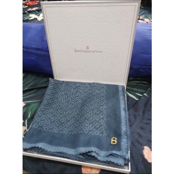 Buttonscarves The Tapis Square - Teal