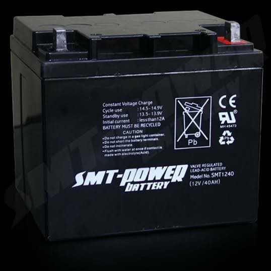 Baterai Aki Vrla Samoto SMT 12 Volt 40 AH