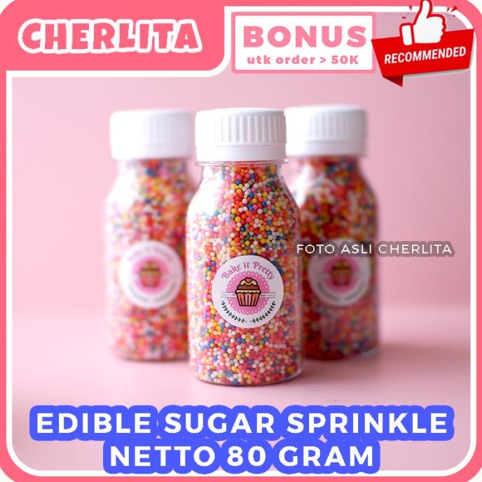 

Sugar Sprinkle Dekorasi Topping Hiasan Kue Sprinkles Springkel Trimit FREE ONGKIR Kode 254