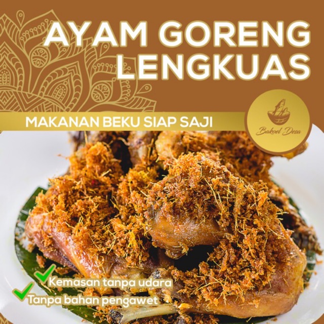 

FROZEN FOOD “Ready to Cook” Ayam Goreng Lengkuas 700gr
