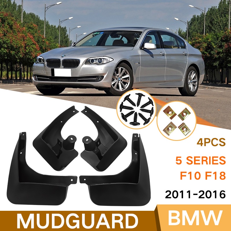 1 Set Mud Flap Pelindung Splash Fender Mobil Untuk BMW F10 F11 2011-2016