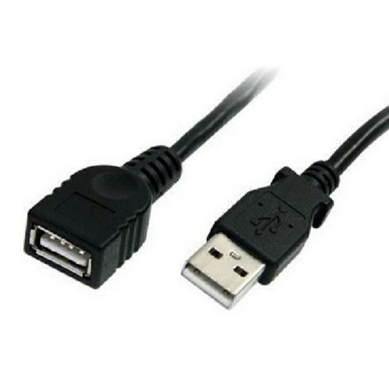 SKU-1067 KABEL USB MALE FEMALE 10M HITAM / PERPANJANGAN USB