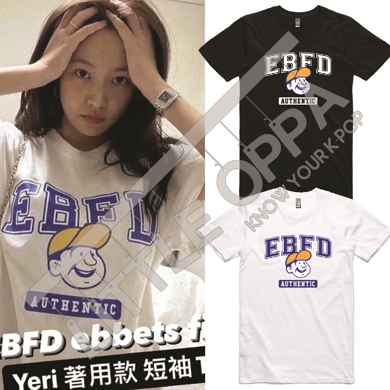 BAJU KAOS KPOP RED VELVET YERI EBFD T-SHIRT KOREA FASHION