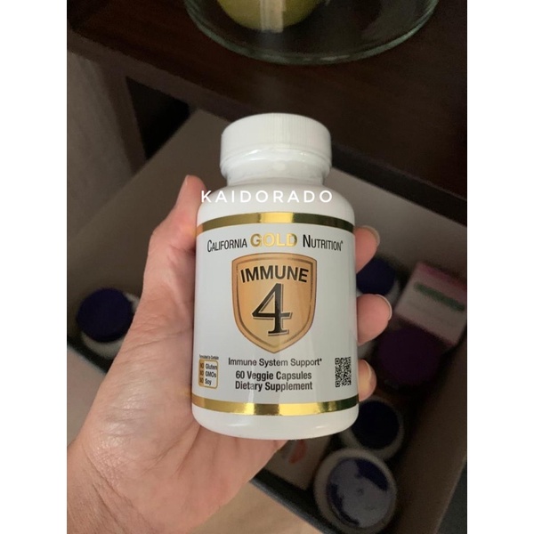 California Gold Nutrition Immune 4 - 60 Veggie Capsules