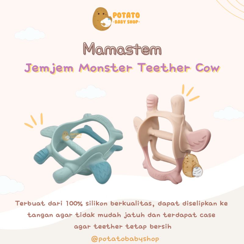 Mamas Tem - Jemjem Monster Teether Cow mamastem