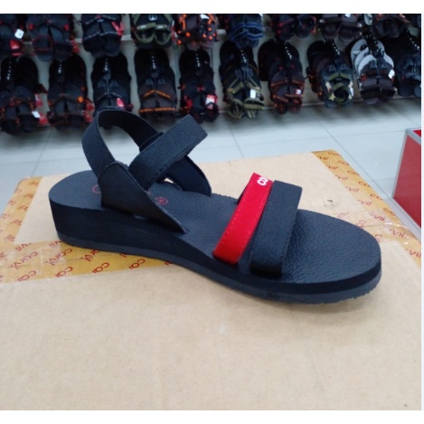 Carvil sandal Gunung Wanita Dewasa Joanna-Tb Black/Red