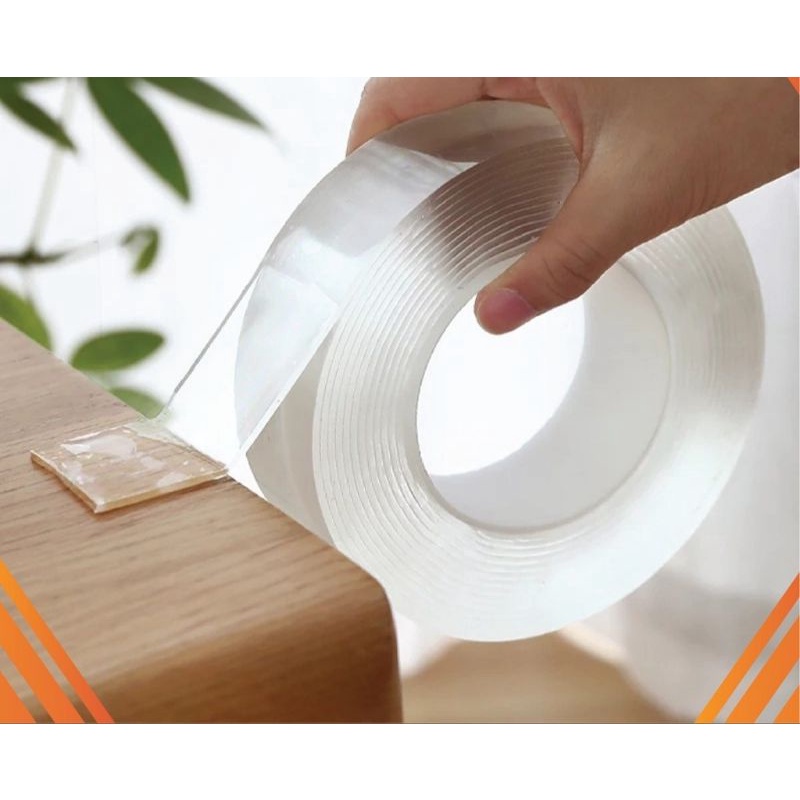 (TERBARU SB) Double Tape Tape Bening Kuat / Double bening Tahan Air