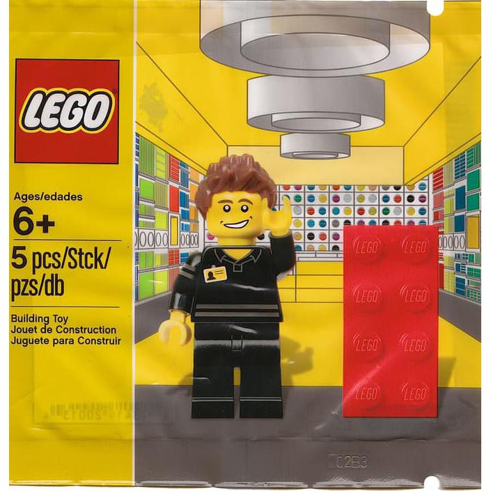 LEGO 5001622 - Polybag - LEGO store employee