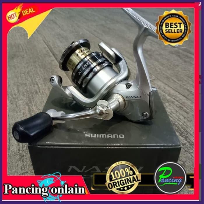 [ Fishing ] Reel shimano / Reel pancing / Shimano Nasci 2500 4+1 bb alat pancing Pancing / Mancing