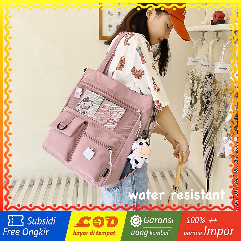 WYK129 Tas Bahu Selempang Besar Large Messenger Impor TKM