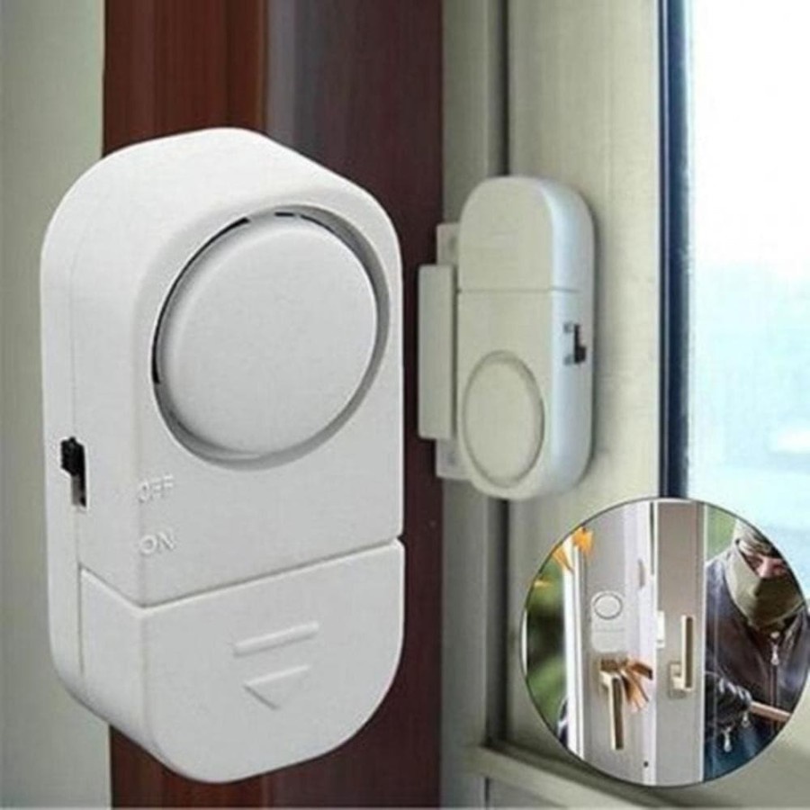 CLAUREIN ALARM PINTU RUMAH JENDELA LACI LEMARI KANTOR TOKO ANTI MALING SENSOR PRAKTIS DOOR WINDOW ENTRY ALARM