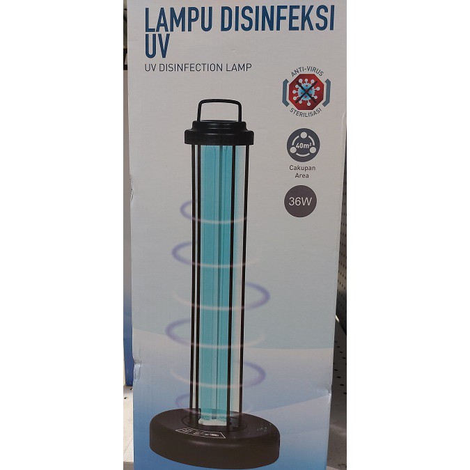 LAMPU KESEHATAN DISINFEKTAN UV 36W / LAMPU UV PEMBUNUH VIRUS / STANDING LAMP UV