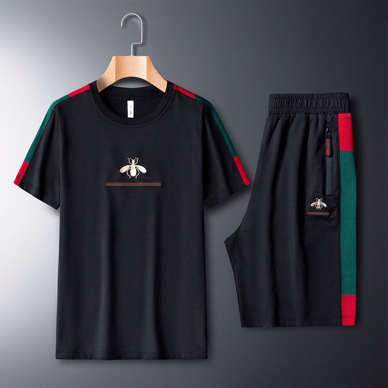 SETELAN SPORT IMPORT PRIA WANITA KOREA ALA GUCCI OLAHRAGA TRAINING