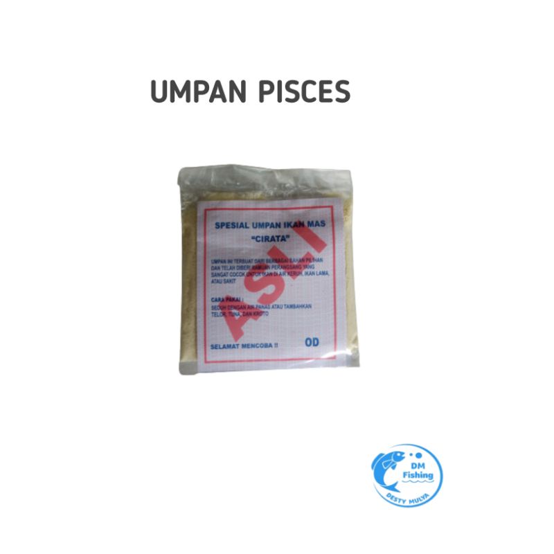 UMPAN PISCES  SPESIAL UMPAN IKAN MAS CIRATA