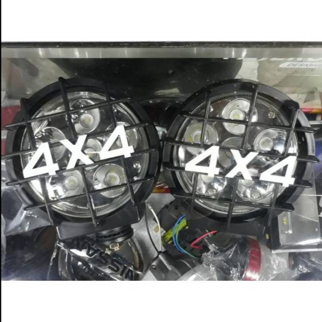 Lampu Tembak Sorot Offroad LED  Cover 4X4 Taft Jimny Katana Hardtop Pajero Fortuner Triton 6inch