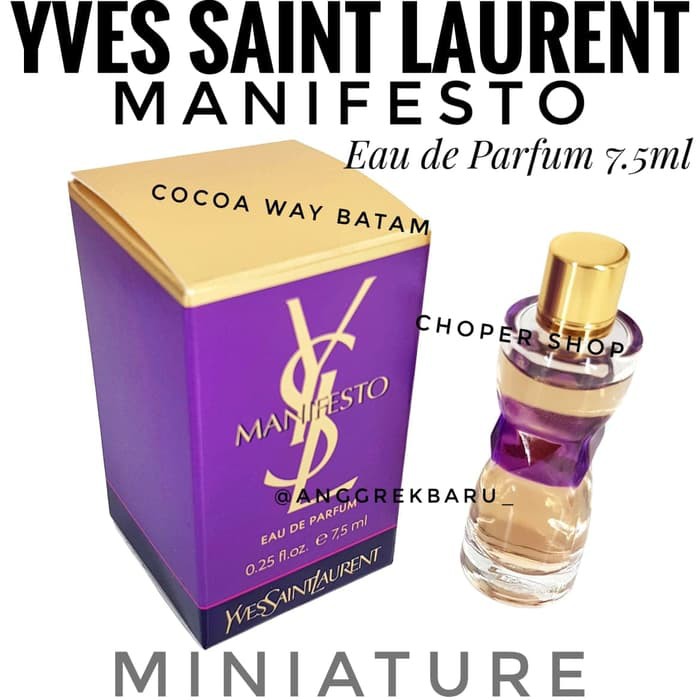 Original Miniature Parfum Yves Saint Laurent Manifesto EDP 7.5ml