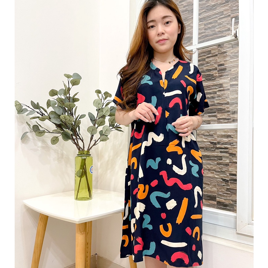 (COD) DASTER BUSUI KEKINIAN RAYON Wanita Premium / Baju Tidur Wanita