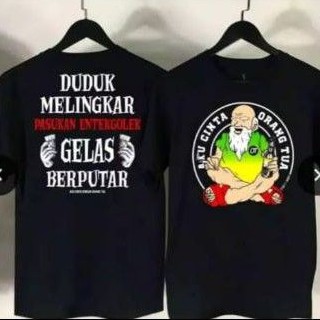 baju orang tua distro cowok kaos laki laki dewasa pakaian wanita lengan pendek atasan murah cod