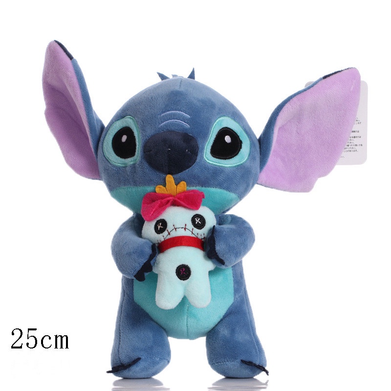 Mainan Boneka Plush Disney Lilo &amp; Stitch Ukuran 25-32CM Untuk Dekorasi / Hadiah Anak