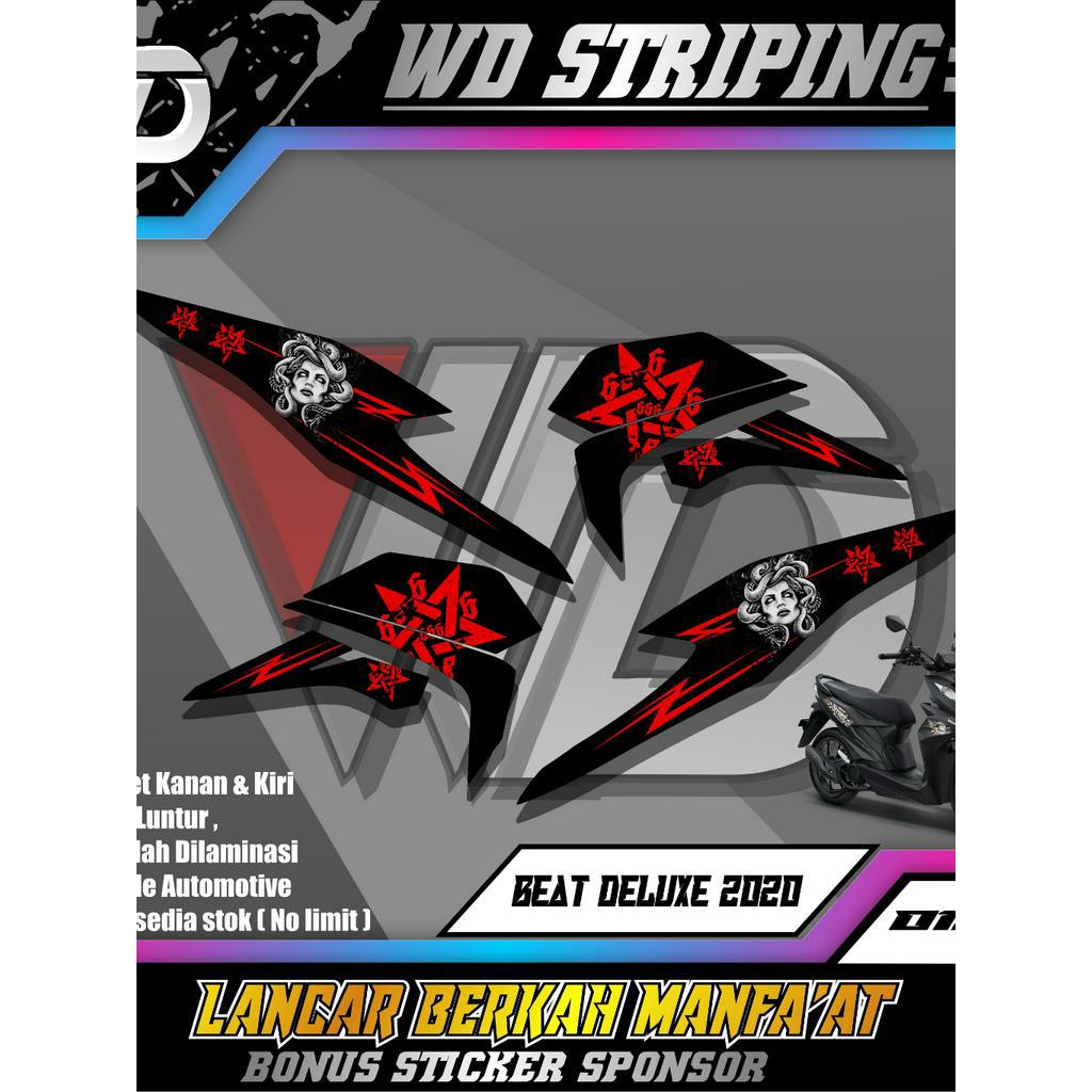 01857 striping beat deluxe / striping beat deluxe medusa / stiker beat deluxe / stripping beat delux