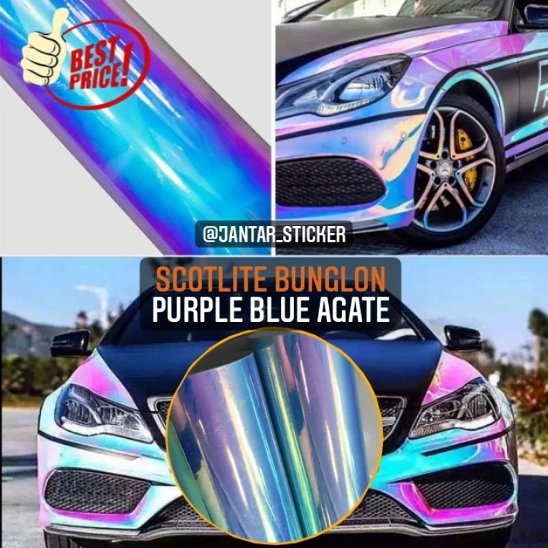 TERBARU Scotlite Bunglon Premium Sticker Skotlet Bunglon Chameleon Scotlet Motor Mobil Jenis Bunglon