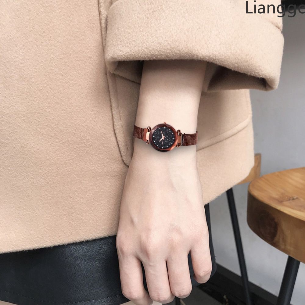 jam tangan digital analog kado hadiah ultah 2019 / Christmas Gift Ins Starry Sky Jam Tangan Magnet