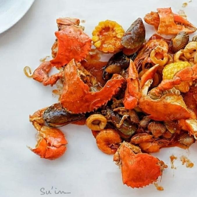 TERBAIK | kertas alas makan seafood 66cm x 76cm 125 lembar