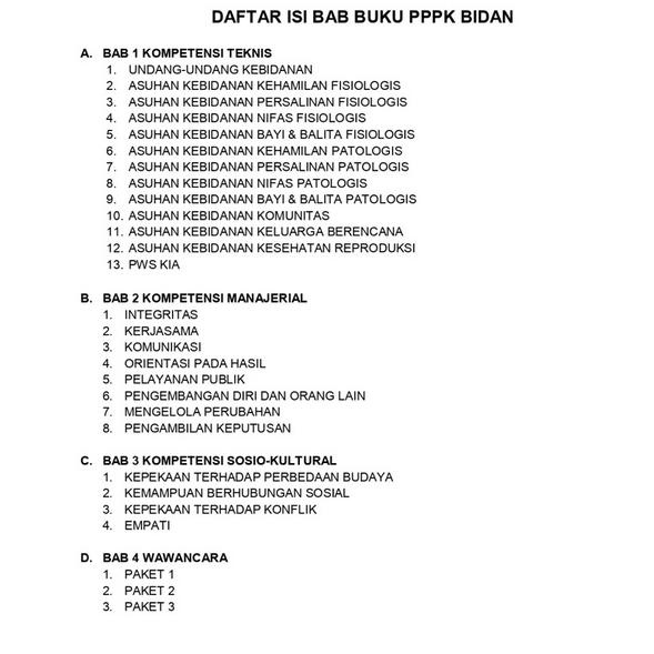 SMD.897166 ‣ BUKU PPPK BIDAN BANK SOAL LENGKAP P3K BIDAN KEBIDANAN