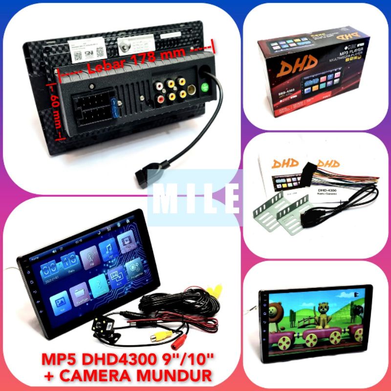 Headunit Mp5 Deckless DHD-4300 9" / 10"