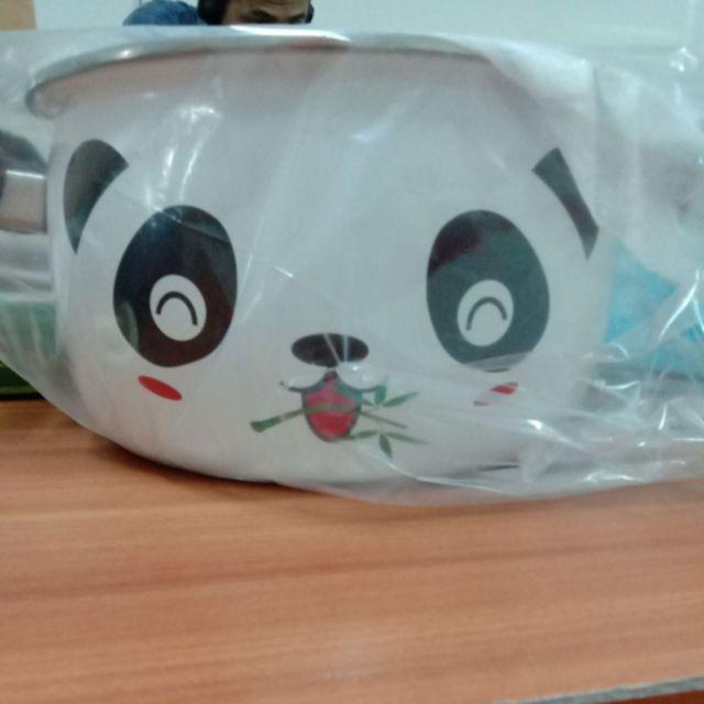 Maspion Magic Bowl Enamel On Steel Hello Panda 31418 - Paket Isi 3pcs