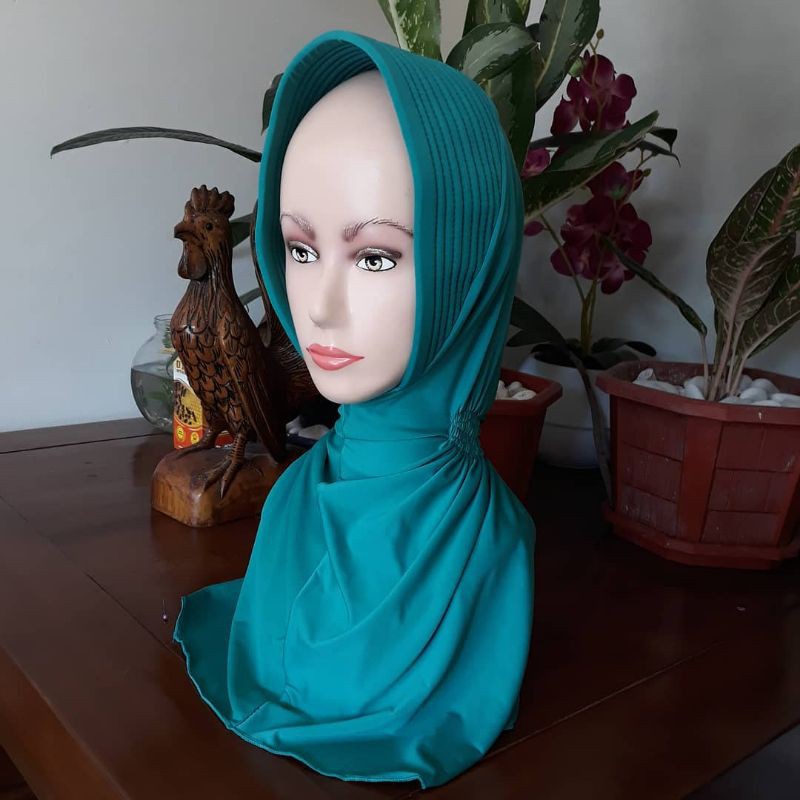 jilbab tosca muda