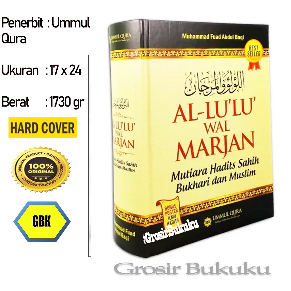 Buku Al-Lu'lu' Wal Marjan / Mutiara Hadits Shahih Bukhari dan Muslim - Ummul Qura