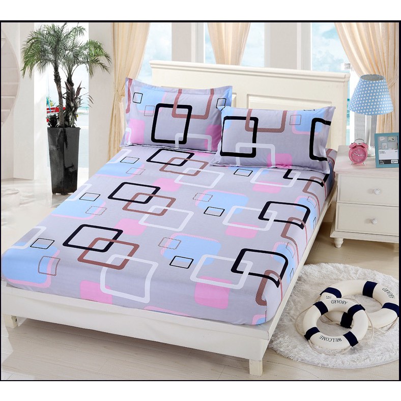 Mattress Bed Sheet Cover / Seprei Motif Bed Sprei Sarung Penutup Kasur